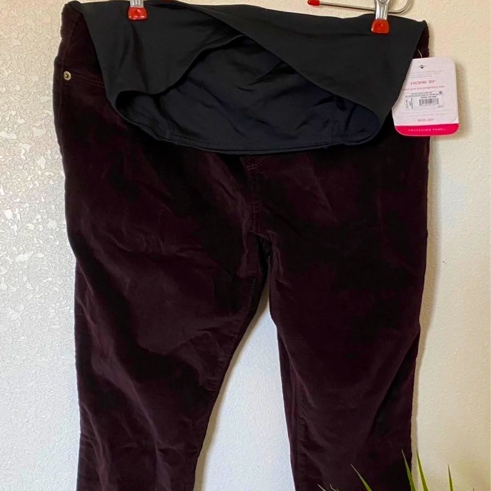 Crossover maternity pants